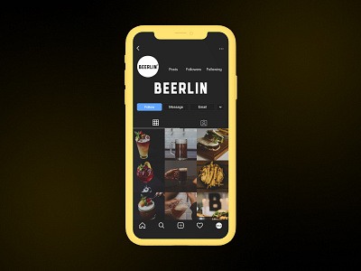 Instagram Layout for BEERLIN .