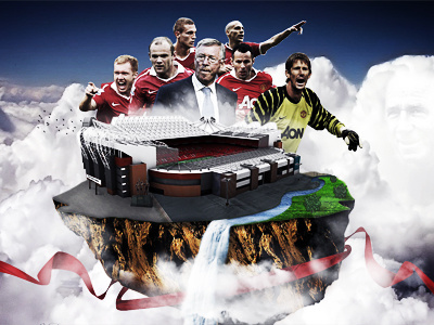 Theatre of Dreams illustration dreams sky photoshop