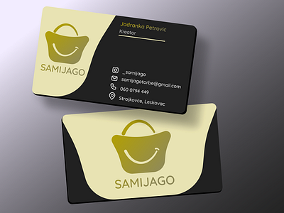 Visit Card | Handbag family business bags creative family family business figma handbags ilustration logo product visit card women clothing