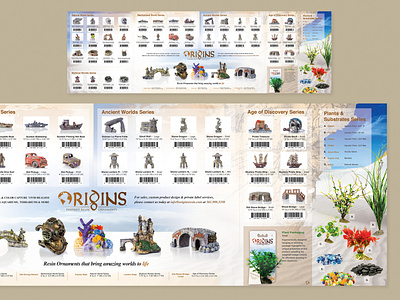 Origins Resins Collateral & Packaging Inside