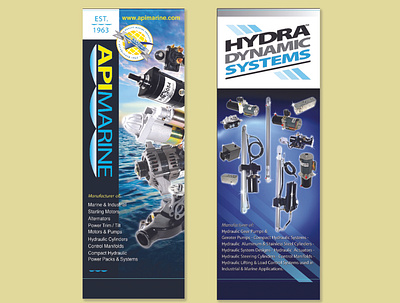 API Marine x Hydra Dynamics 10ft Tradeshow Banners