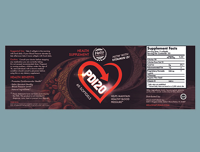 Hello Naturals PD120 Labels & Logo refresh