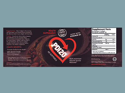 Hello Naturals PD120 Labels  & Logo refresh