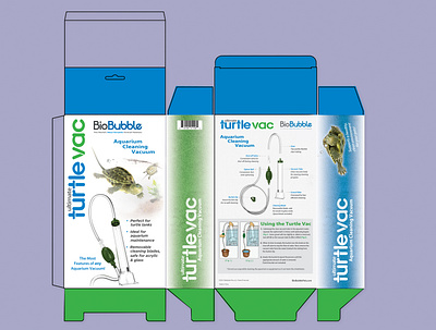 Bio Bubble Turtle Vac Package Design / Branding