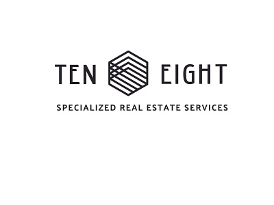 Ten Eight Real Estate Logo branding graphic design logo vector