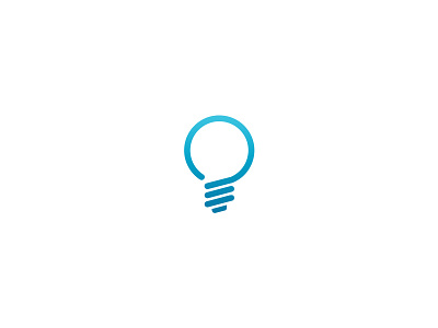 light bulb bulb clean electric electricity light light bulb logo mark power simple vector
