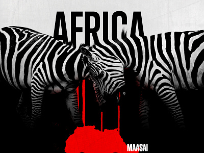 African Wildlife app design typography ui ux web website