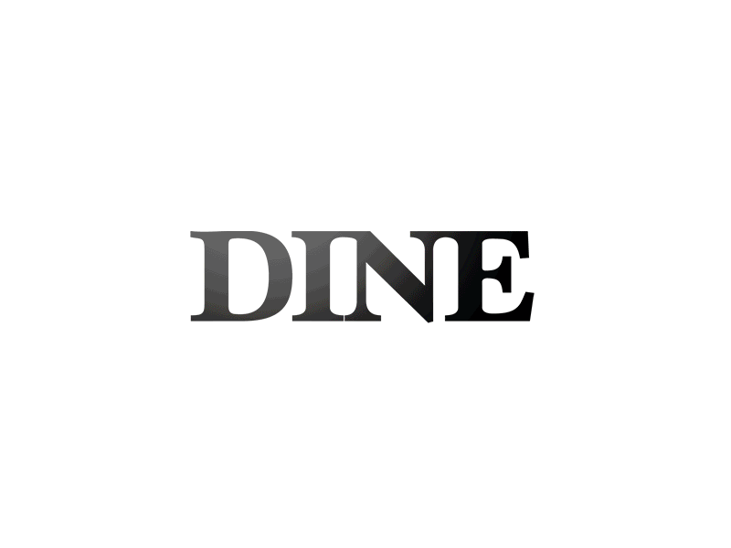 DINE app new logo app branding fine food food gastronomy icon identity logo reatsurant restaurants typography visual id