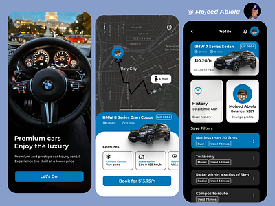 Car Rental Mobile App Design