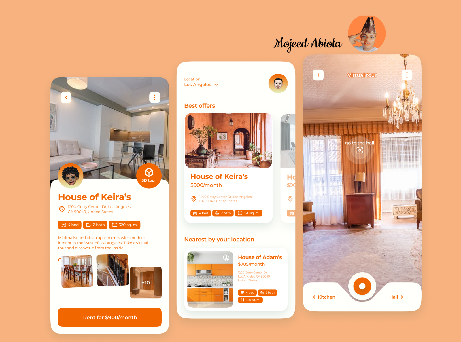 Home Rent App Design by Mojeed Abiola on Dribbble