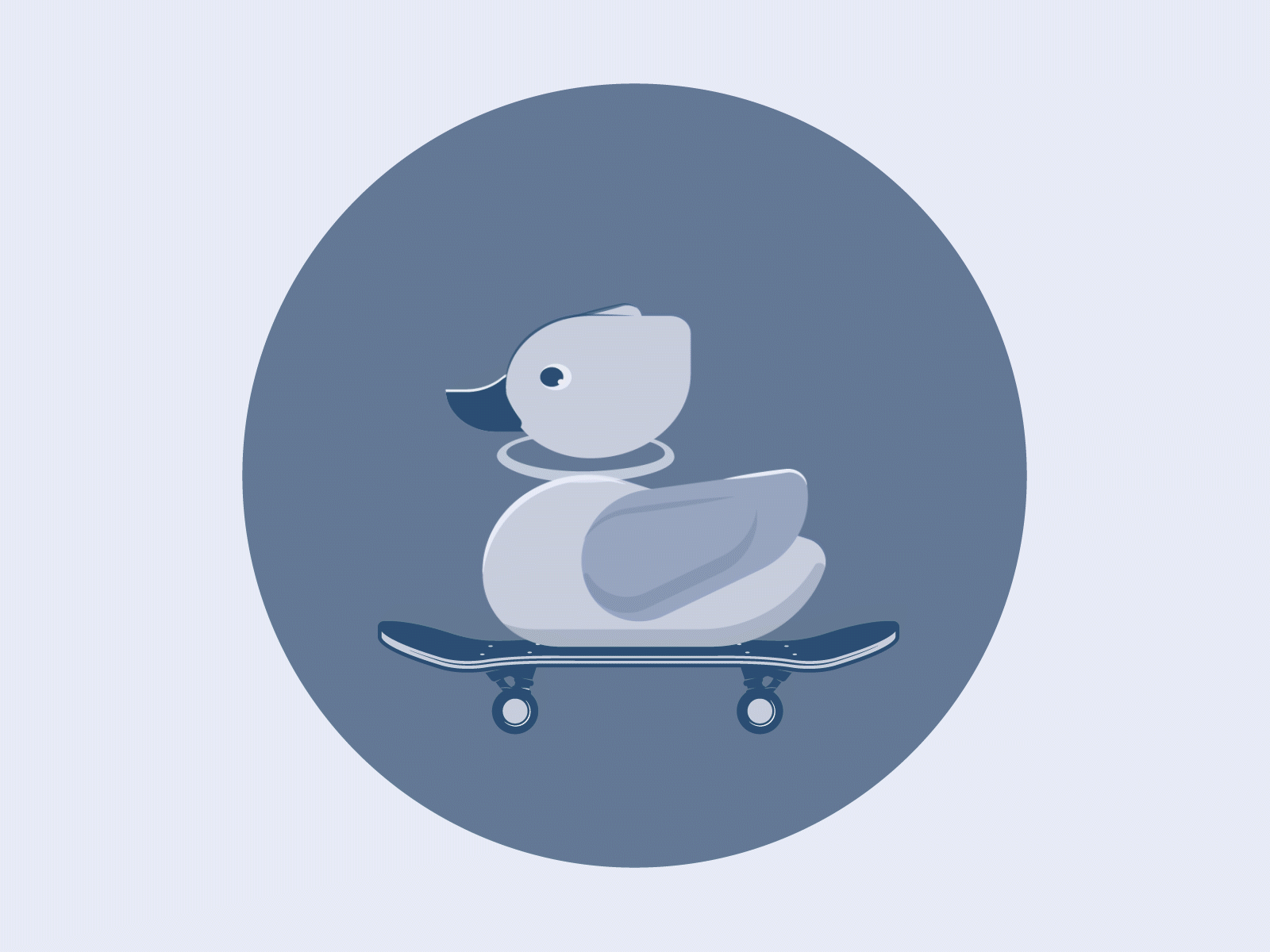 Rubber Duck 🛹 animation design graphic design illustration motion graphics vector