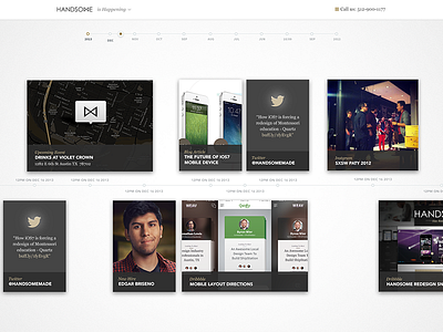 Handsome Is Happening clean dark dashboard download flat ios7 layout light marketing masthead mobile modern