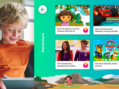 Nickelodeon App Screen