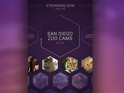 Live Stream App by Brandon Termini for handsome on Dribbble