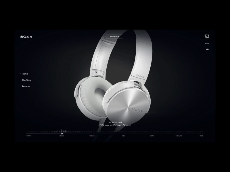 Sony Headphones Experience experience handsome headphones marketing product sony