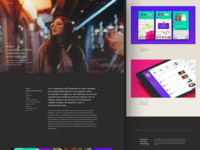 Handsome + bthere animation case study marketing site motion transition ui