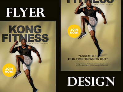 Gym Flyer Design design flyer flyer design graphic design gym flyer design gym poster design typography