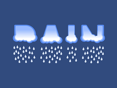 Raindrop illustration