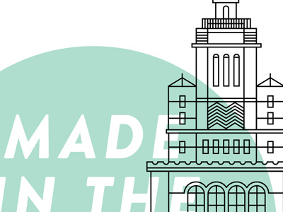 Made in the 216 campaign design illustration poster