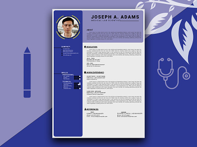 Resume/CV 3dmockup coverletter cv design graphic design resume template