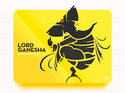 Dancing Ganesha best wishes blessings dancing ganesha ganesh ganpati bapa morya hindu god second post on dribbble yellow light