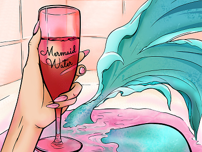 Mermay 5 Liquid bath liquid mermaid mermaid water mermay