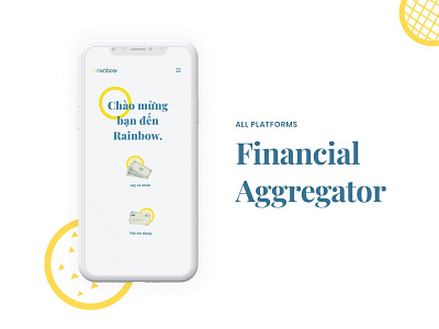 Financial Aggregator - Mobile App Landing