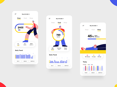 Fitness App Concept UI Design