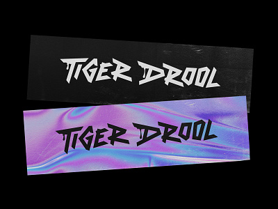 TIGER DROLL Typework design handlettering handtype lettering logo logo design logotype type typedesign typeface typography