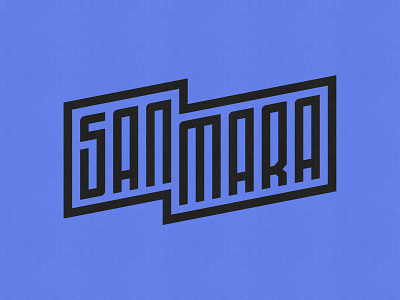 San Mara Final Logotype branding design lettering logo logo design logotype type typography