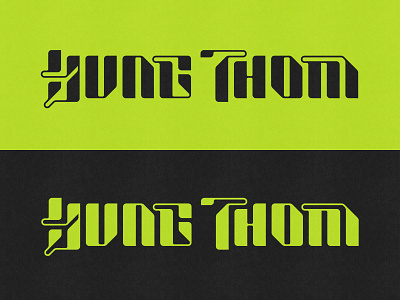 Yung Thom Logotype branding handlettering lettering logo logo design logo designer logotype type type design typeface typefaces typography