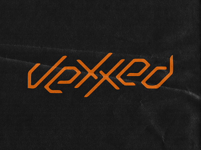 Vexxed Logotype Alternative branding design graphic design lettering logo logotype type typeface typography