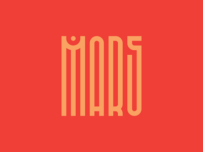 Planets Series 02 - MARS branding design handlettering handtype lettering logo logotype type typedesign typography
