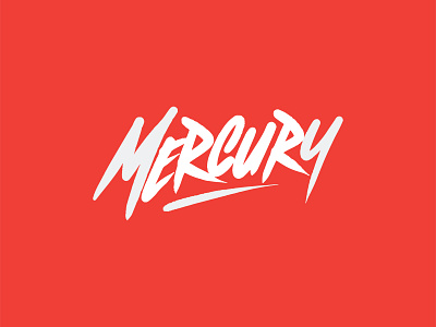 Planets Series 05 - MERCURY design handlettering handtype lettering logo logotype type type art typedesign typeface typography