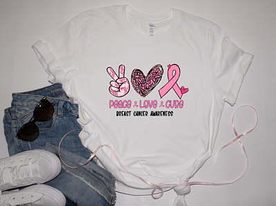 ❤️Peace💜 Love 🧡Cure breastcancer breastcancerawareness graphic design instant download logo png svg
