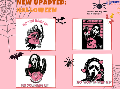 New Updated: Halloween - No You Hang Up design graphic design halloween noyouhangup october pinkwitch svg theprintvector witch