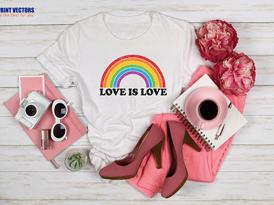 🌈LOVE IS LOVE🌈 design graphic design illustration jpg lgbt love is love png pride svg theprintvector