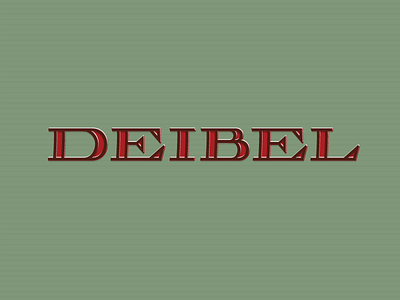 Deibel Custom Lettering
