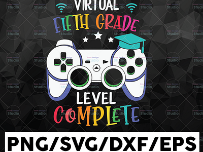 Fifth Grade Level Complete Svg 5th Grade Svg Graduation By Celebi Design Studio On Dribbble