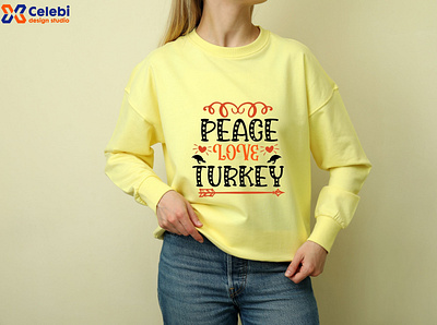 New Product: Thanksgiving Vibes celebi design love peace svg thanksgiving turkey