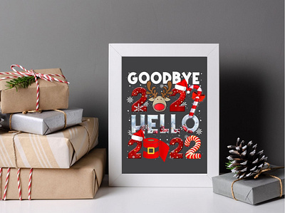 🎊🎊It's time to say Goodbye 2021 and Hello 2022👋 celebi design happy new year new year sublimation svg