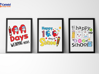 👩‍🏭🧑‍🏭Hi! Among Us - Happy 100th Day Of School👩‍🏫🧑‍🏫 100th day of school celebi design school sublimation svg