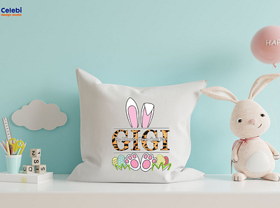 💥Gigi Happy Easter Day💥 ⭐️NEW UPDATE FOR EASTER celebi design easter eggs happy easter day jpg png sublimation svg