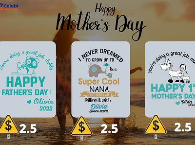 🔥🌟Happy Our First Mother's Day🔥🌟 celebi design jpg mothers day png sublimation svg