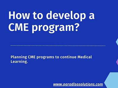 How to develop a CME program?