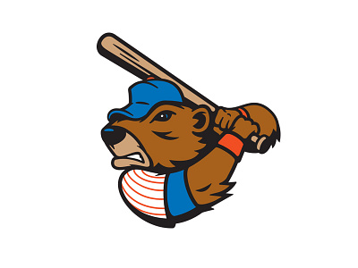 Team Branding baseball character illustration logo marmot mascot