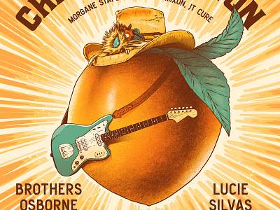 Chris Stapleton Georgia Peach Poster