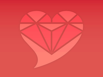 Ruby Heart heart illustration ruby