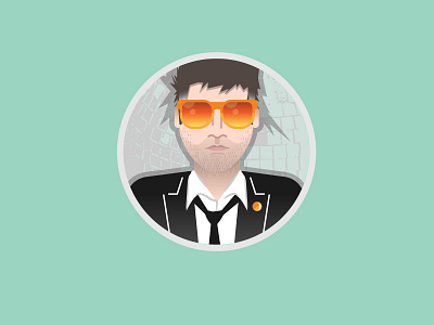 Lcd Soundsystem avatar icon illustration illustrator music icon