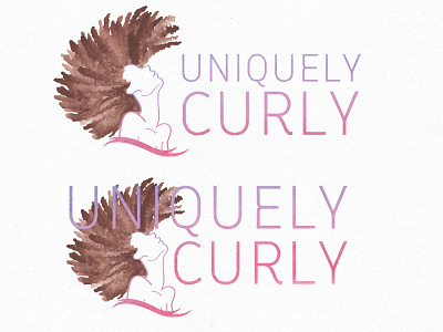 Uniquely Curly Blog Logo v1